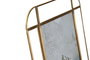 DKD Home Decor Marco de Foto Romántico Dorado Transparente Metal y Cristal 13x18 cm (2 Unidades)