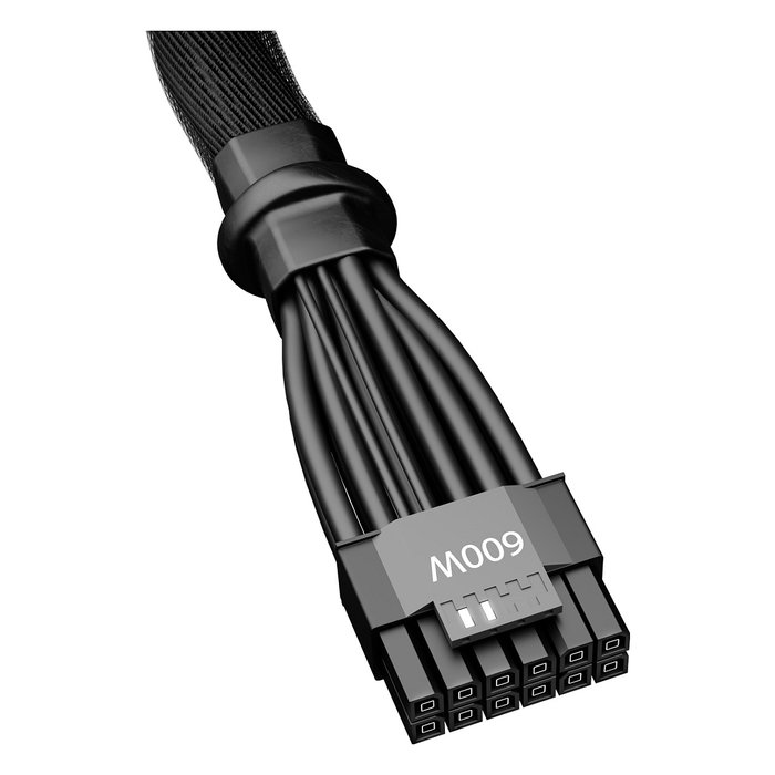 Be Quiet! Cable adaptador BC072 12VHPWR PCIe 5.0, Negro Be Quiet! Cable adaptador BC072 12VHPWR PCIe 5.0, Negro