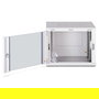 Digitus Dynamic-N Bastidor de Pared 9U (600x450x474 mm) - Armario Rack con Puertas de Cristal y Acero, 60 kg, Bloqueo, Rieles, Gestión de Cables, IP20