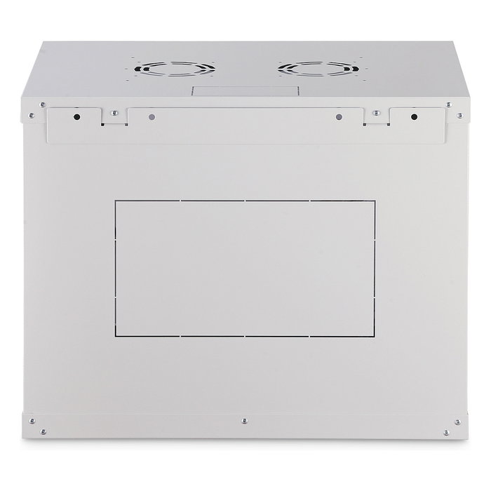 Digitus Dynamic-N Bastidor de Pared 9U (600x450x474 mm) - Armario Rack con Puertas de Cristal y Acero, 60 kg, Bloqueo, Rieles, Gestión de Cables, IP20