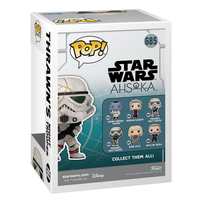 Funko Figura POP Star Wars Ahsoka 2 Thrawn's Night Trooper de 9 cm Funko Figura POP Star Wars Ahsoka 2 Thrawn's Night Trooper de 9 cm