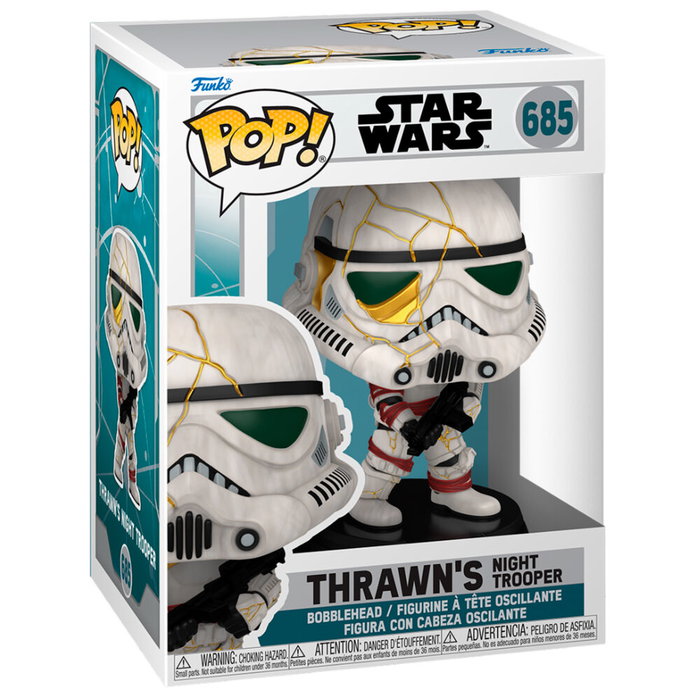 Funko Figura POP Star Wars Ahsoka 2 Thrawn's Night Trooper de 9 cm Funko Figura POP Star Wars Ahsoka 2 Thrawn's Night Trooper de 9 cm