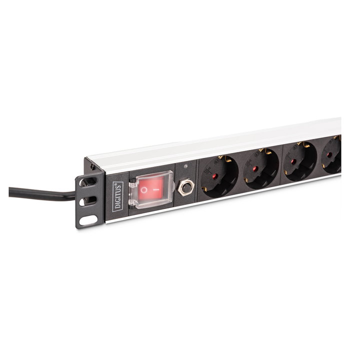 Digitus DN-95436 Regleta de Distribución de Energía 8 Tomas 19 2m Negro