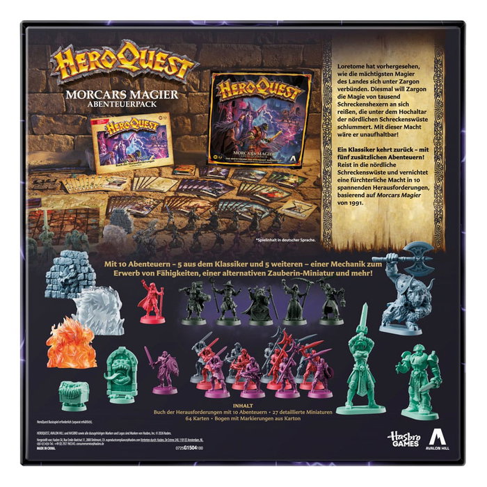 HeroQuest Expansión del Juego de Mesa Morcars Magier Pack de Misión *Edición Aléman*