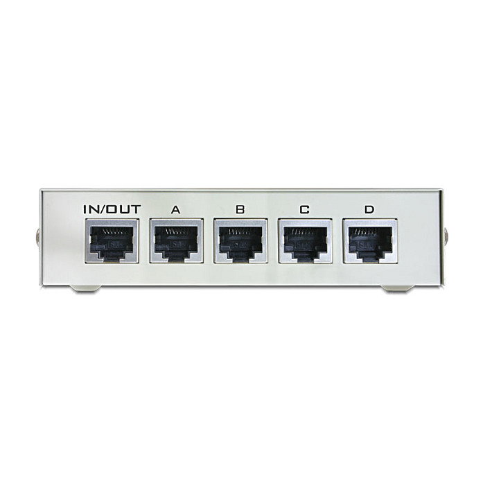 DeLOCK 87588 Switch de Datos No Administrado 4 Puertos RJ45 Gigabit Ethernet 10/100 Mbps Full Duplex Metal