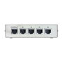 DeLOCK 87588 Switch de Datos No Administrado 4 Puertos RJ45 Gigabit Ethernet 10/100 Mbps Full Duplex Metal