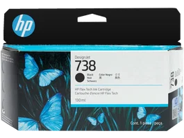 HP Cartucho de tinta DesignJet 738 Negro 130ml