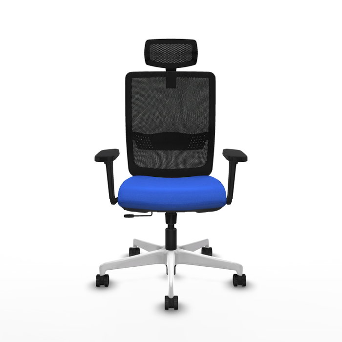 PIQUERAS Y CRESPO Silla de oficina Haches con mecanismo Sincro/Traslack, Azul y Negro PIQUERAS Y CRESPO Silla de oficina Haches con mecanismo Sincro/Traslack, Azul y Negro