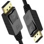 Unitek Cable DisplayPort 2.0m Negro