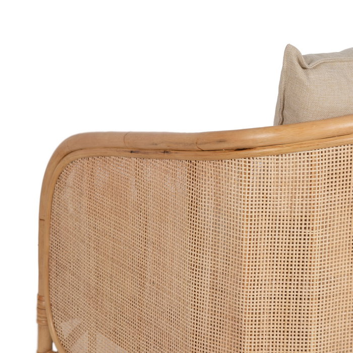 Sillón Natural Ratán Decoración 68 X 68 X 76 cm