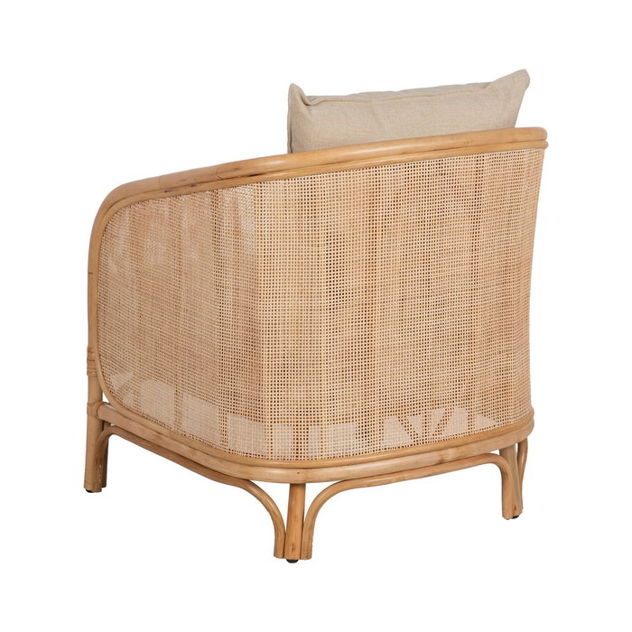 Sillón Natural Ratán Decoración 68 X 68 X 76 cm