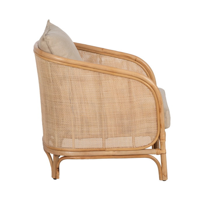 Sillón Natural Ratán Decoración 68 X 68 X 76 cm