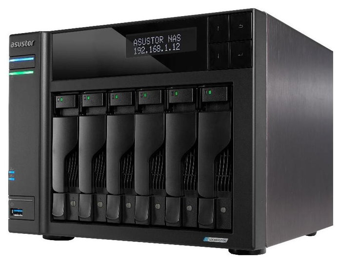 Asustor LOCKERSTOR 6 AS6706T 6-Bay NAS Asustor LOCKERSTOR 6 AS6706T 6-Bay NAS