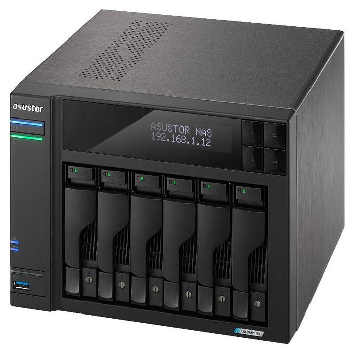 Asustor LOCKERSTOR 6 AS6706T 6-Bay NAS Asustor LOCKERSTOR 6 AS6706T 6-Bay NAS