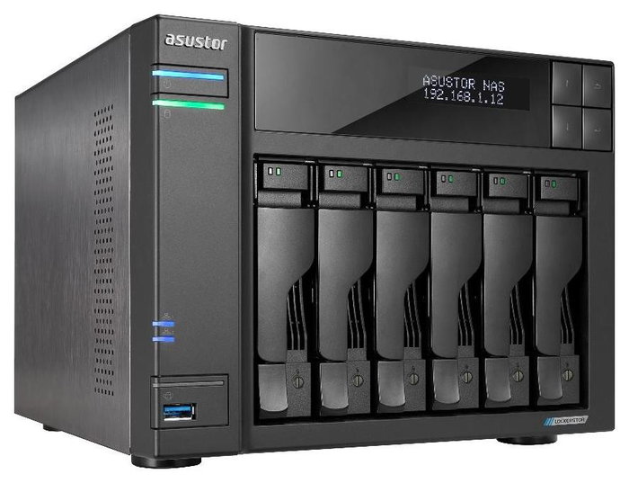 Asustor LOCKERSTOR 6 AS6706T 6-Bay NAS Asustor LOCKERSTOR 6 AS6706T 6-Bay NAS
