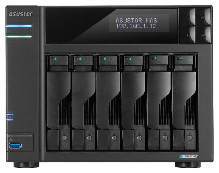 Asustor LOCKERSTOR 6 AS6706T 6-Bay NAS Asustor LOCKERSTOR 6 AS6706T 6-Bay NAS