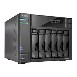 Asustor Lockerstor AS6706T NAS 6-Bay Escritorio Intel Celeron N5105 8GB DDR4, 4 Ranuras M.2, RAID, 2x 2.5GbE, HDMI 2.0b