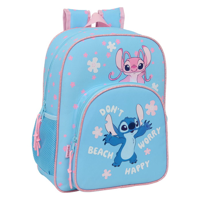 Safta Mochila Junior Adaptable a Carro Stitch Happy
