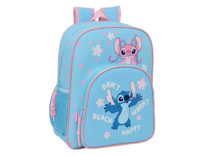 Safta Mochila Junior Adaptable a Carro Stitch Happy