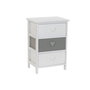 DKD Home Decor Cajonera Blanco Gris 3 Cajones 29 x 58 x 40 cm