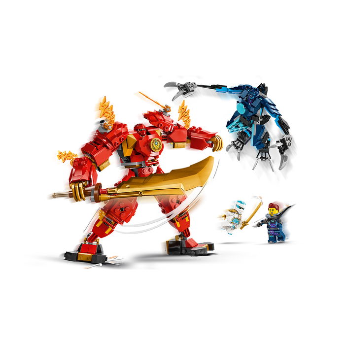 Lego Meca Elemental Del Fuego De Kai Ninjago 71808 Set De Construcción Para Niños Y Niñas A Partir De 7 Años