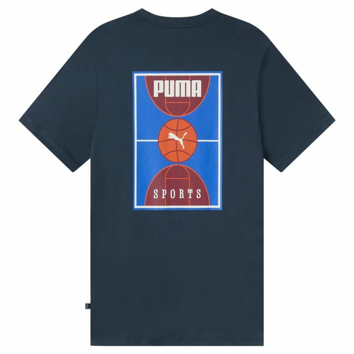 Camiseta de Manga Corta Hombre Puma Bppo-000745 Azul oscuro