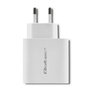 Qoltec Cargador de 45W USB Type-C PD y USB Blanco