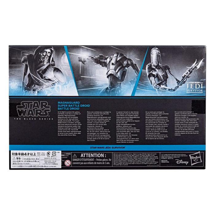Star Wars Jedi: Survivor Black Series Pack de 3 Figuras Magna Guard, Super Battle Droid & Battle Droid