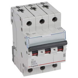 Legrand 403403 TX3 LS-Schalter B 20A 3-polig 6kA 400VAC 3TE