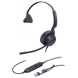 Yealink Auricular Mono UH42 UC con USB-C/A