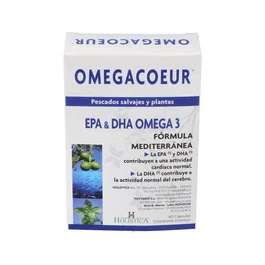 HOLISTICA Omegacoeur 60Cap. Omega 3 para Función Cardíaca y Cerebral EPA y DHA