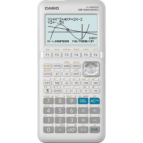 Casio Calculadora Gráfica Fx-9860 griii Gris 8 Líneas 21 Dígitos con Pantalla LCD de Alta Resolución y Funciones Avanzadas Casio Calculadora Gráfica Fx-9860 griii Gris 8 Líneas 21 Dígitos con Pantalla LCD de Alta Resolución y Funciones Avanzadas