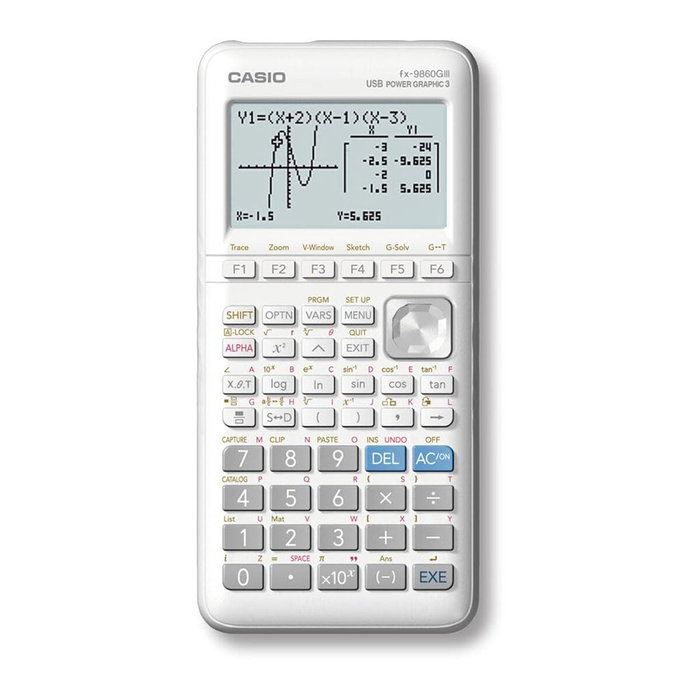 Casio FX-9860GIII Calculadora Gráfica Gris