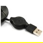 EQUIP Ratón Óptico Ambidextro USB Tipo A 1000 DPI Negro 245103
