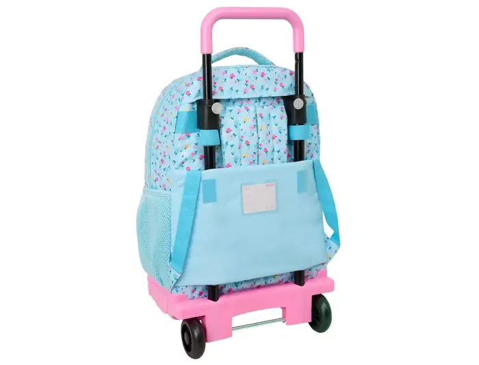 Safta Mochila Grande con Ruedas Blackfit8 Pétalos Compact Extraíble, Dimensiones 450x330x220 mm