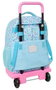 Safta Mochila Grande Con Ruedas Compact Extraible 33x45x22cm - Para Viajes y Escuela