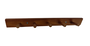 DKD Home Decor Perchero de Pared de Acacia Natural con 5 Colgadores