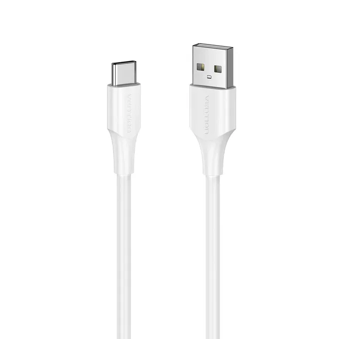 Vention Cable USB CTHWG - USB 2.0 Tipo-C Macho a USB A Macho 1.5m - 480 Mbps 3A Carga Rápida - Blanco