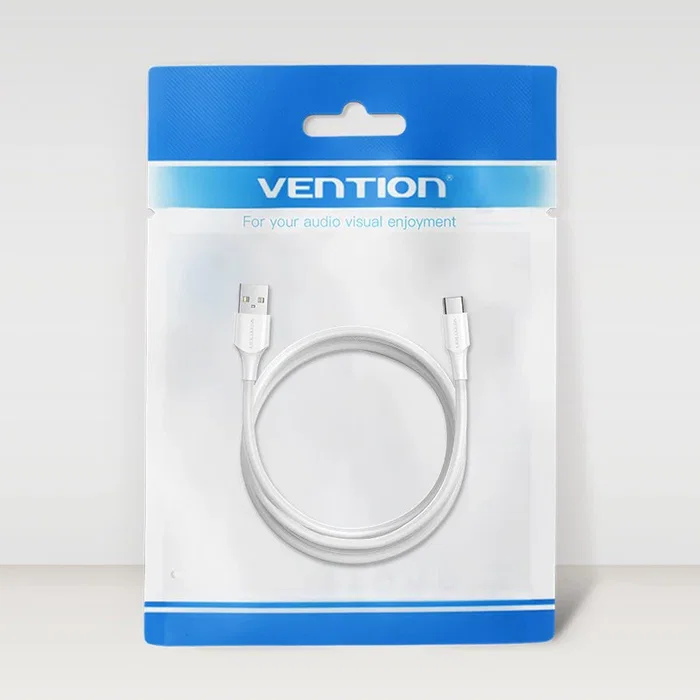 Vention Cable USB CTHWG - USB 2.0 Tipo-C Macho a USB A Macho 1.5m - 480 Mbps 3A Carga Rápida - Blanco