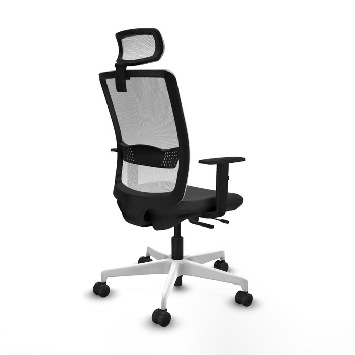 PIQUERAS Y CRESPO Silla de oficina Haches Gris oscuro/Blanco PIQUERAS Y CRESPO Silla de oficina Haches Gris oscuro/Blanco