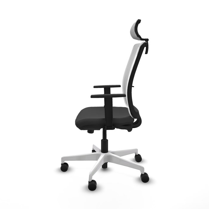 PIQUERAS Y CRESPO Silla de oficina Haches Gris oscuro/Blanco PIQUERAS Y CRESPO Silla de oficina Haches Gris oscuro/Blanco