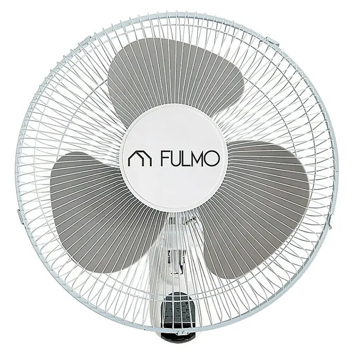 Fulmo Ventilador de Pared Poniente Blanco 43 cm 45 W con Mando a Distancia 3 Velocidades Oscilante Rejilla Seguridad Fulmo Ventilador de Pared Poniente Blanco 43 cm 45 W con Mando a Distancia 3 Velocidades Oscilante Rejilla Seguridad