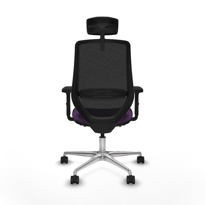 PIQUERAS Y CRESPO Silla de oficina Mardos Morado y Negro