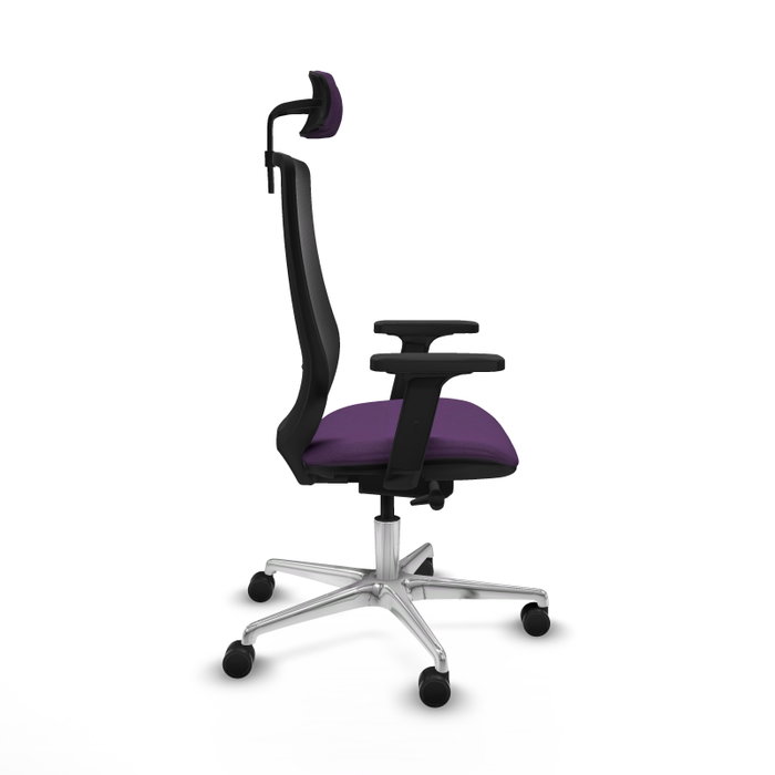 PIQUERAS Y CRESPO Silla de oficina Mardos Morado y Negro