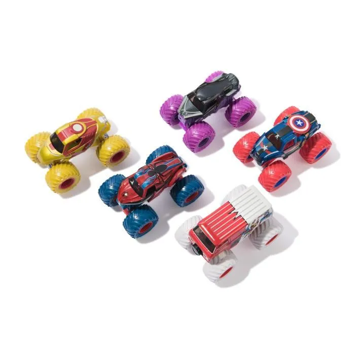 Spin Master SPI681147055612 Pack de 5 Vehículos Die-Cast Marvel 1:64 Monster Jam Spin Master SPI681147055612 Pack de 5 Vehículos Die-Cast Marvel 1:64 Monster Jam