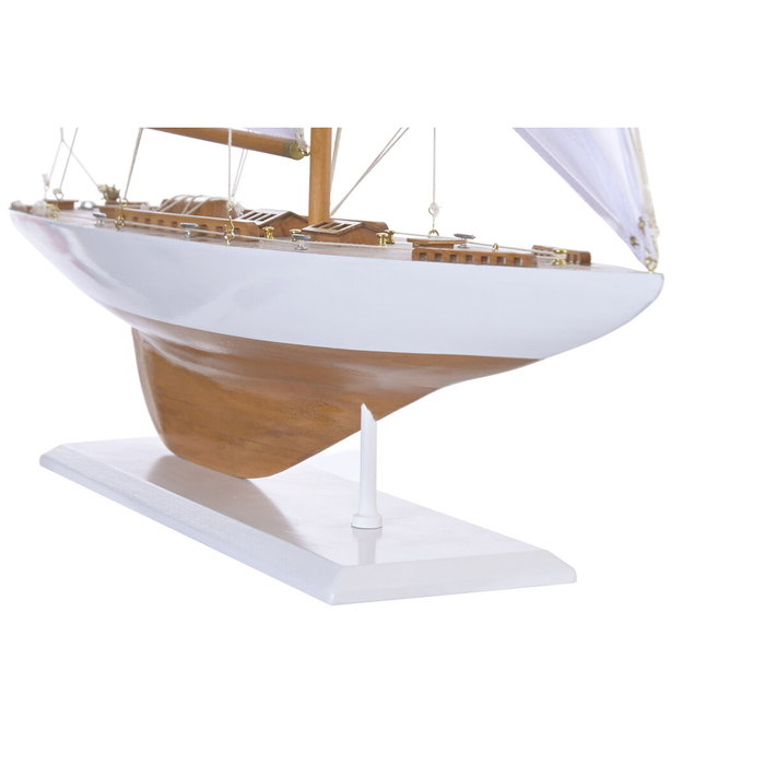 DKD Home Decor Barco de Madera Blanco 75x14x98 cm