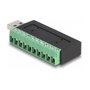 DeLOCK Adaptador USB 3.2 Gen 1 Tipo-A macho a bloque de terminales