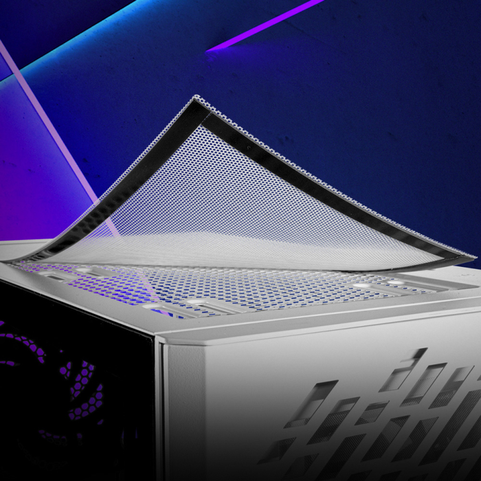 XPG VALOR AIR Caja de PC Torre Media Blanca ATX, Micro ATX, Mini-ITX