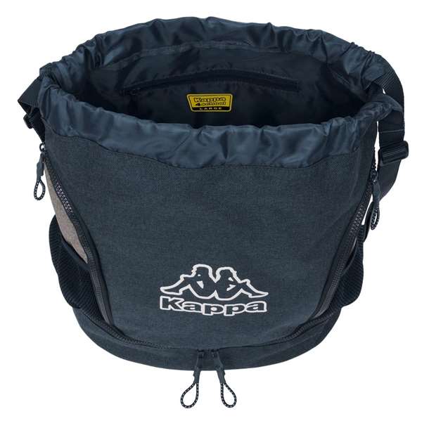 Mochila Saco Infantil Kappa Dark navy Gris Azul marino 35 x 40 x 1 cm