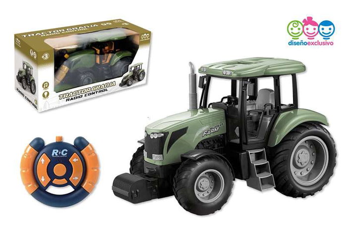 JugaToys Tractor de granja con control remoto 34x14x16 cm JugaToys Tractor de granja con control remoto 34x14x16 cm